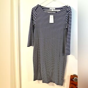 Banana Republic NWT Navy & White Dress